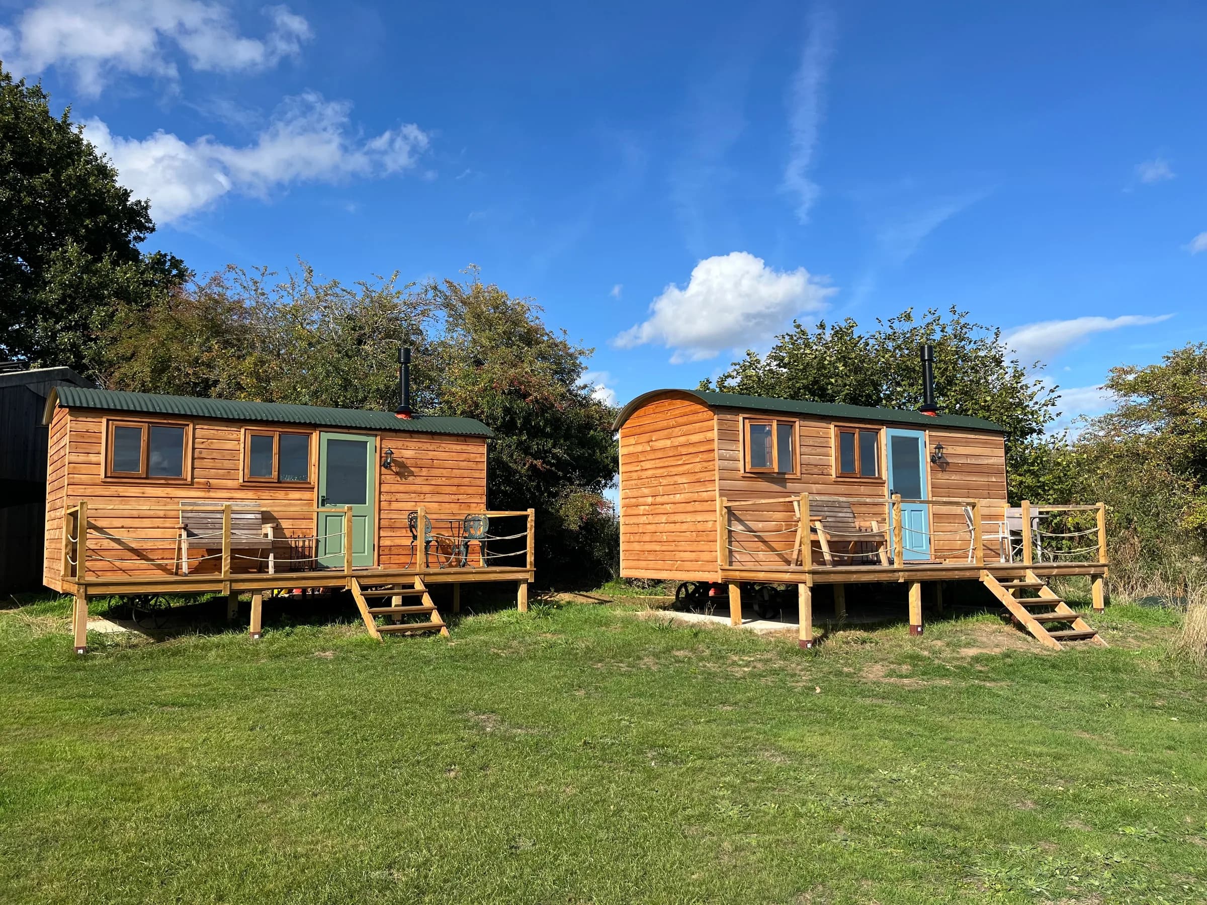 Shepherd's huts at Shepherd Stays